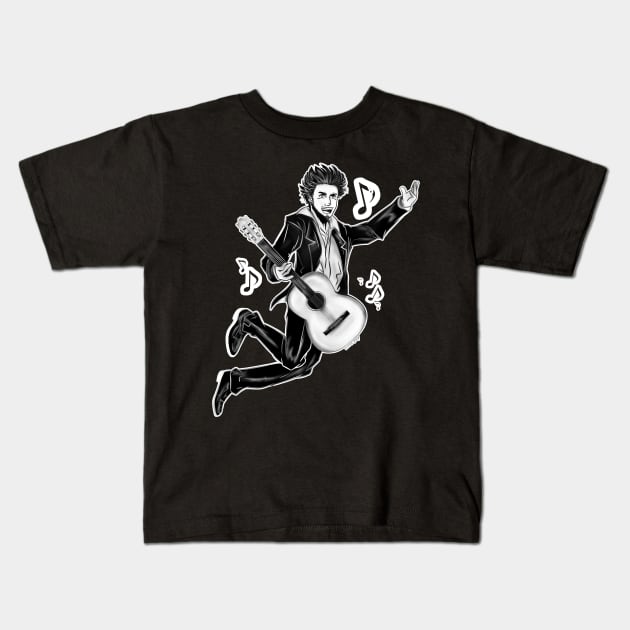 Inktober 2020 - day 27 MUSIC + 28 FLOAT Kids T-Shirt by EmmeGray